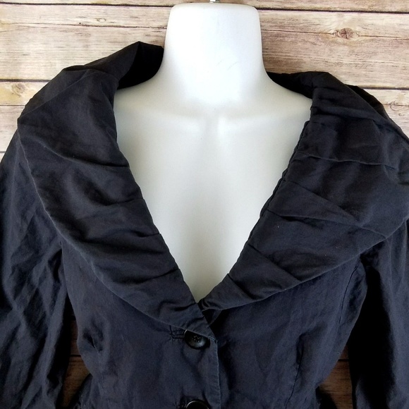 Anthropologie Elevenses Puff Jacket Coat 6 Blazer - Picture 5 of 8